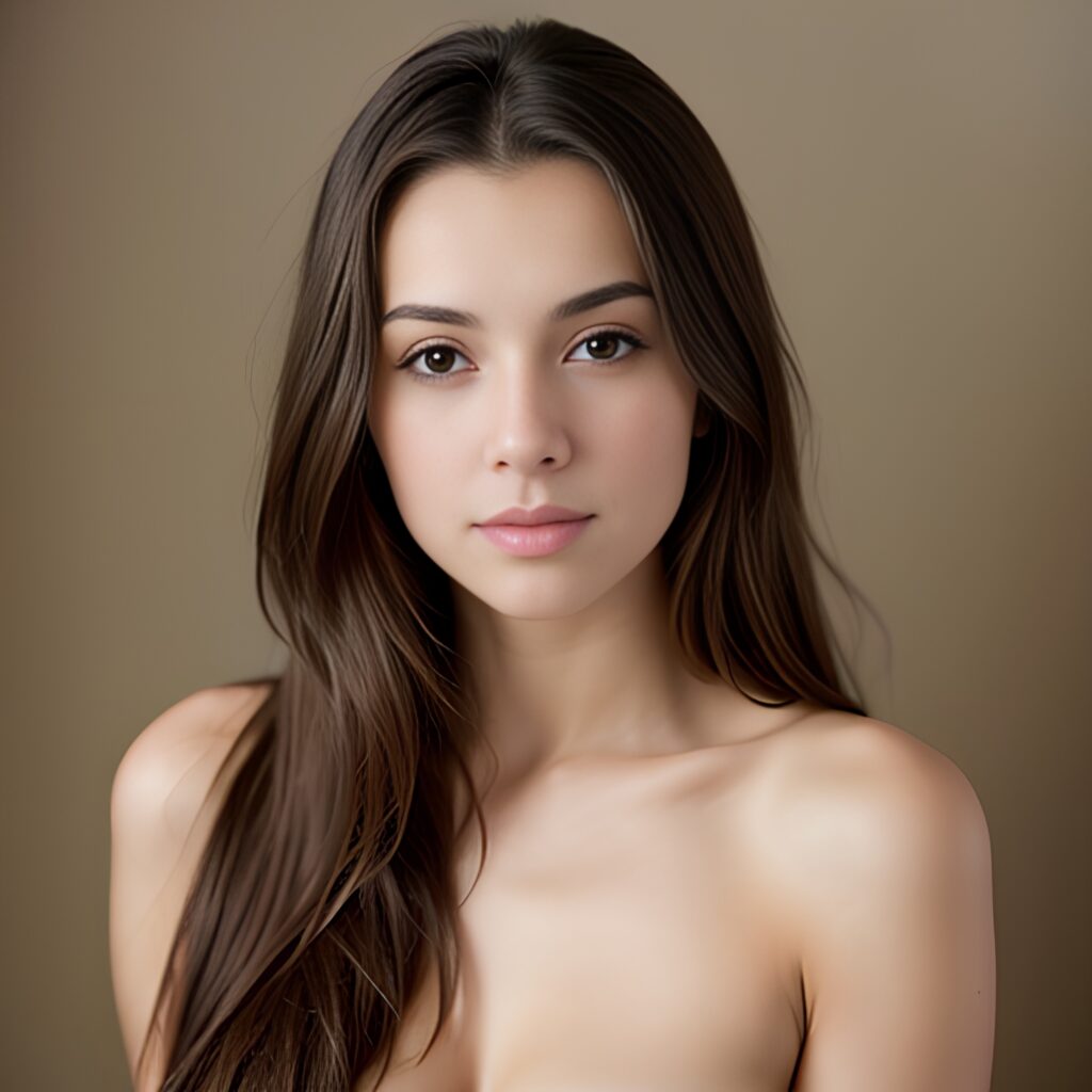 brunette indian long hair perfect boobs woman 